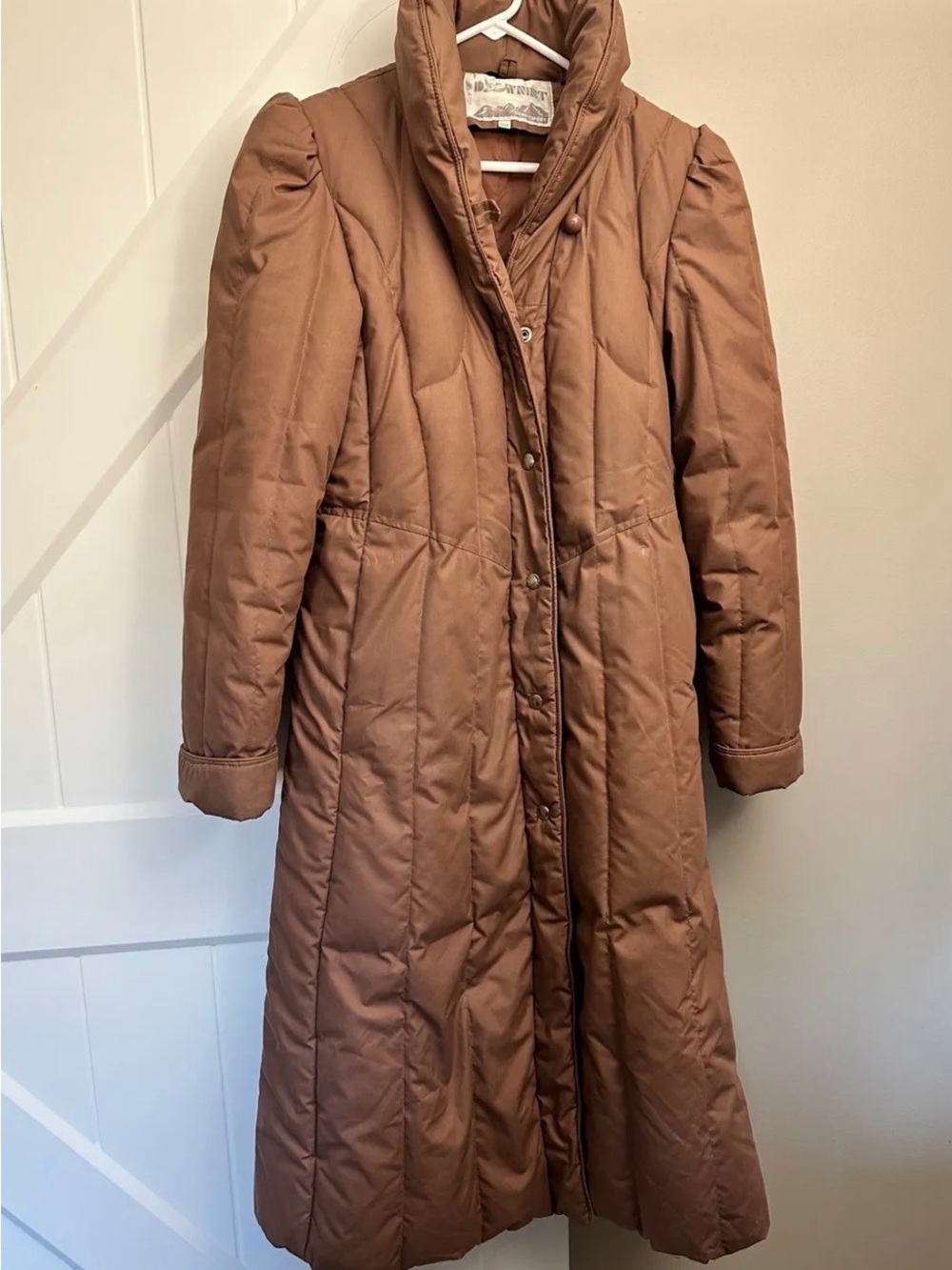 Vintage down winter coat